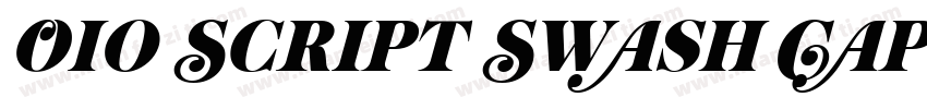 Oio Script Swash Cap字体转换